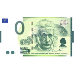 0 Euro biljet Albert Einstein